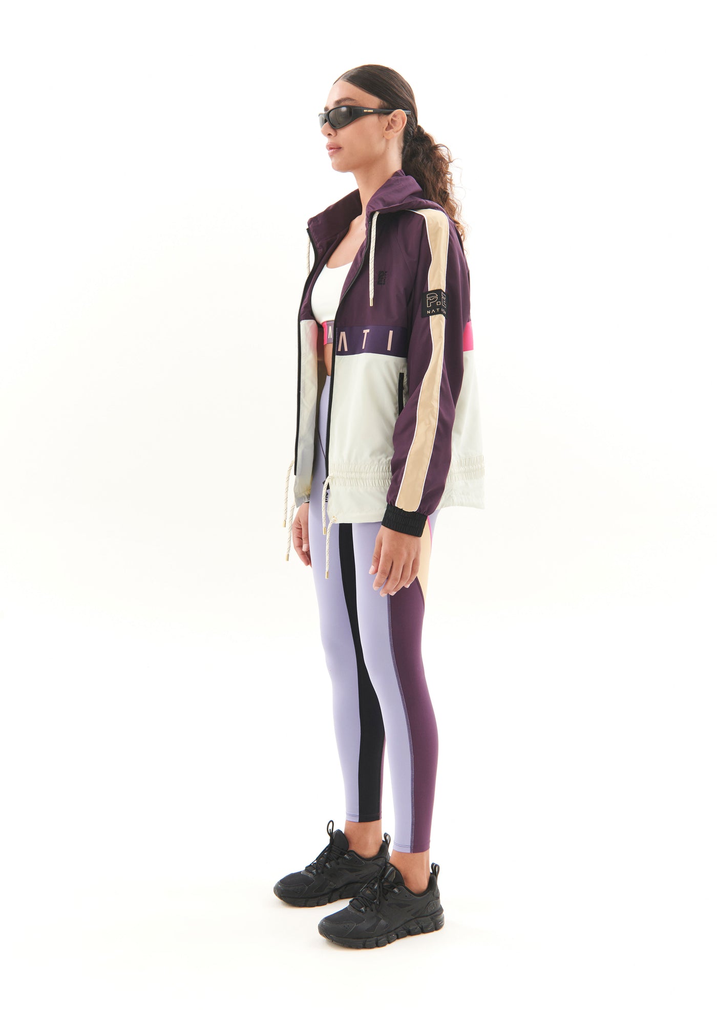 MAN DOWN JACKET IN PURPLE PENNANT