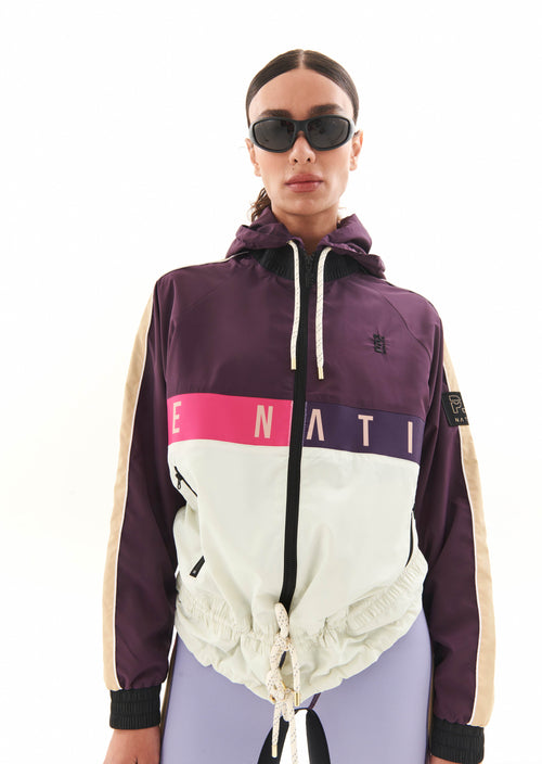 MAN DOWN JACKET IN PURPLE PENNANT