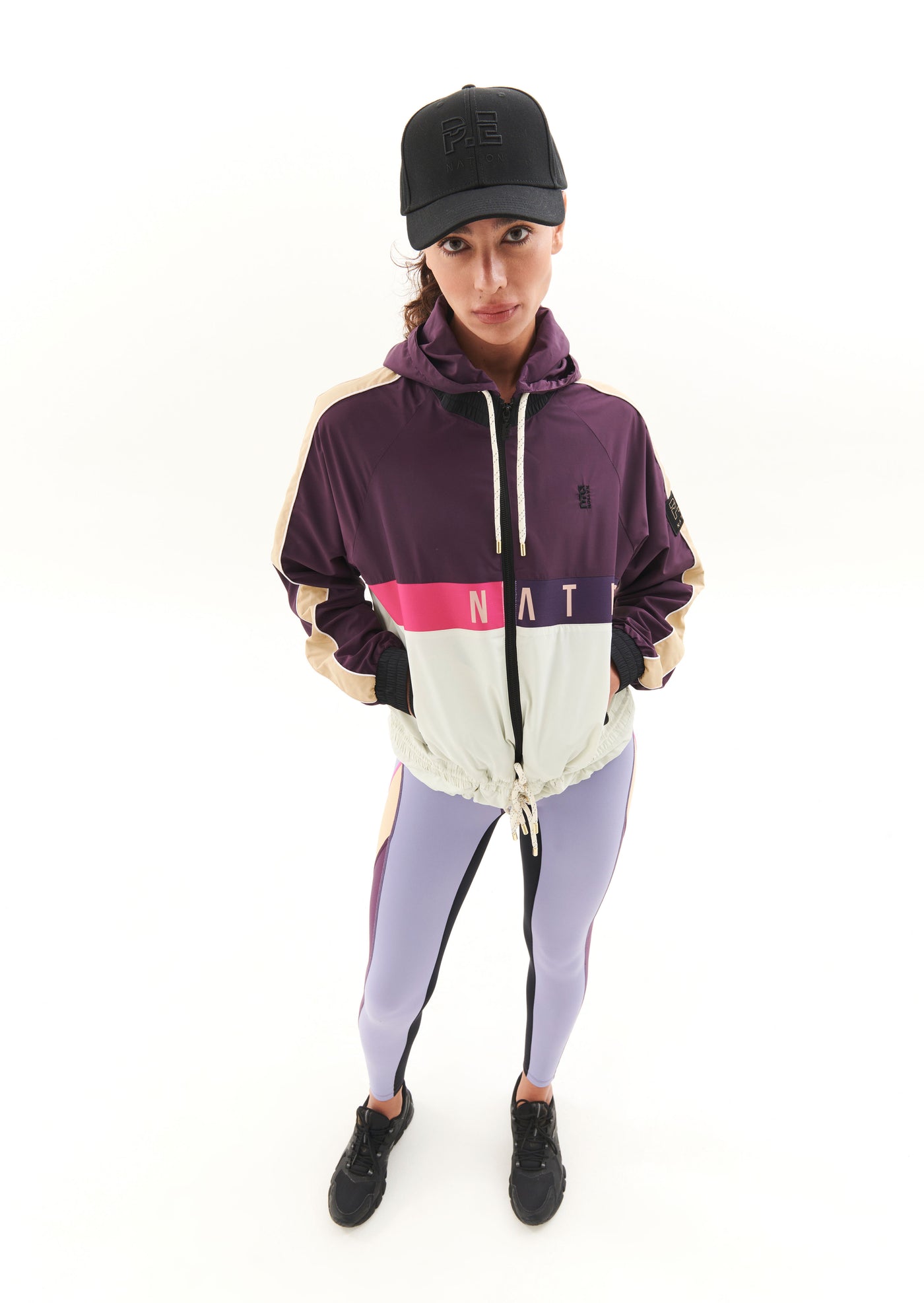 MAN DOWN JACKET IN PURPLE PENNANT