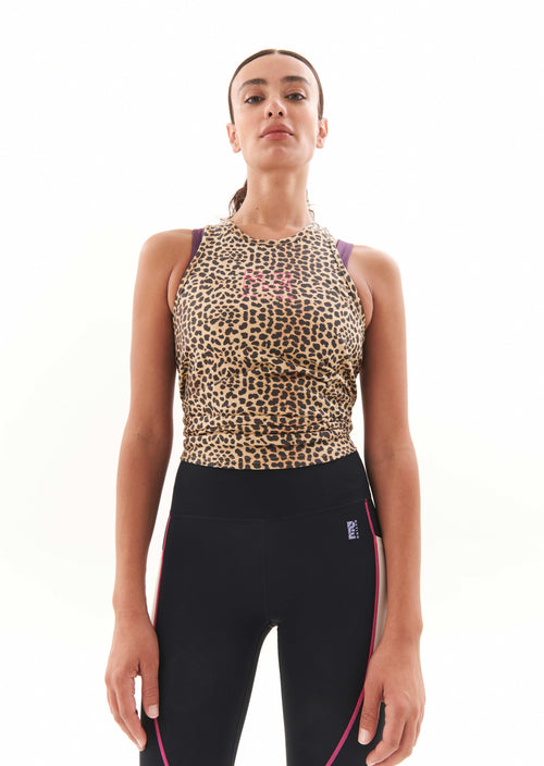 DEL MAR TANK IN ANIMAL PRINT