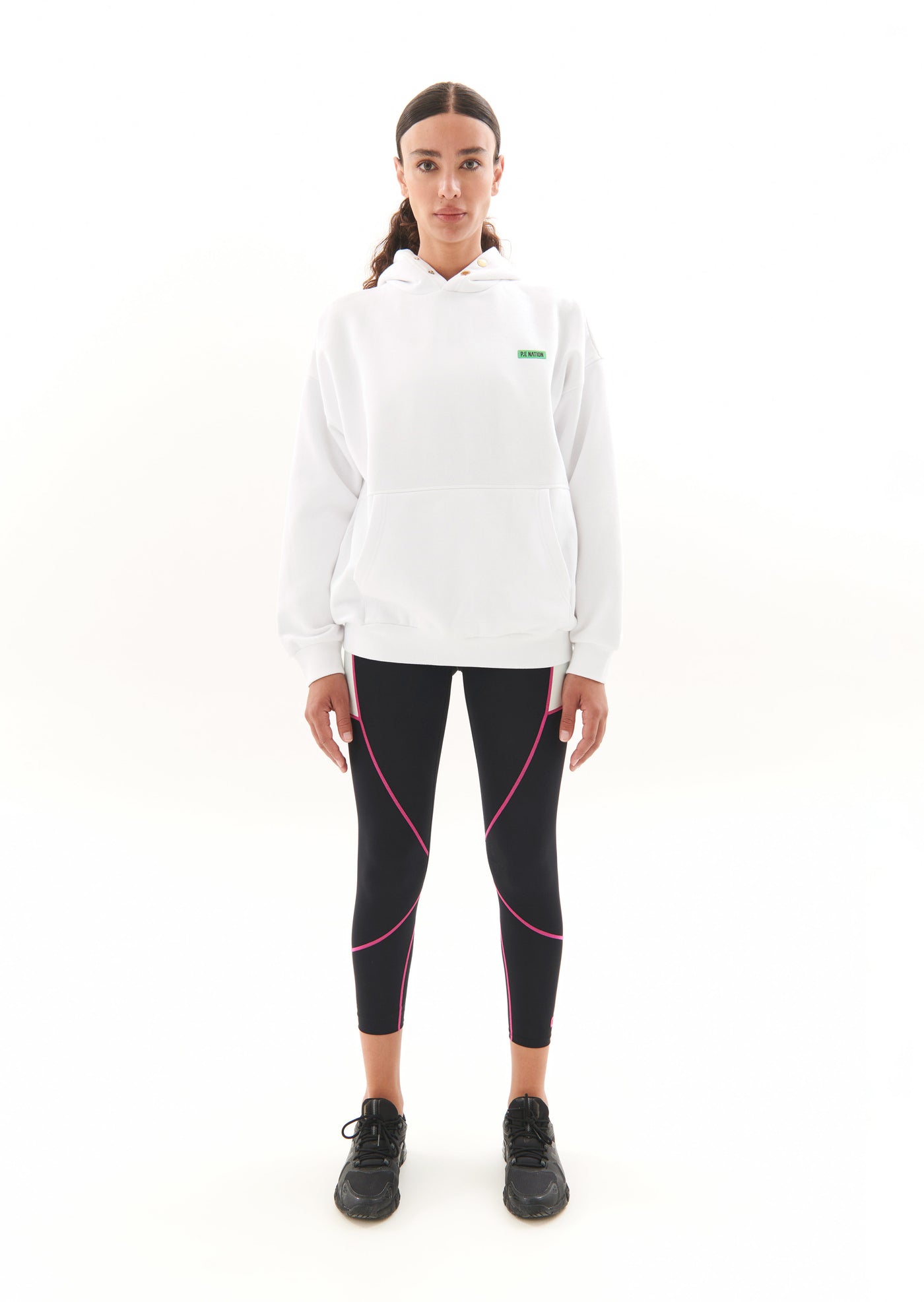 POWER UP HOODIE IN OPTIC WHITE
