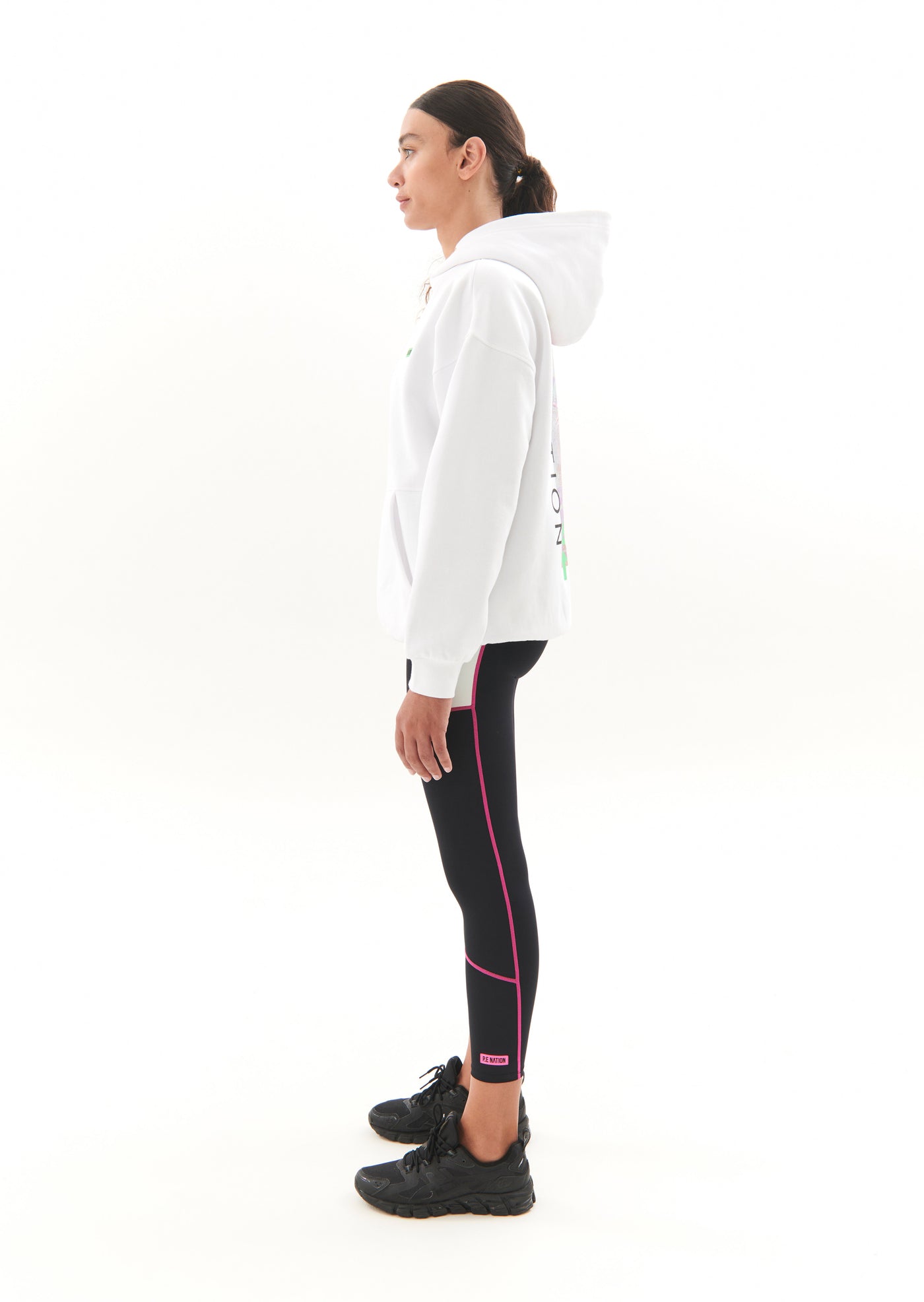 POWER UP HOODIE IN OPTIC WHITE