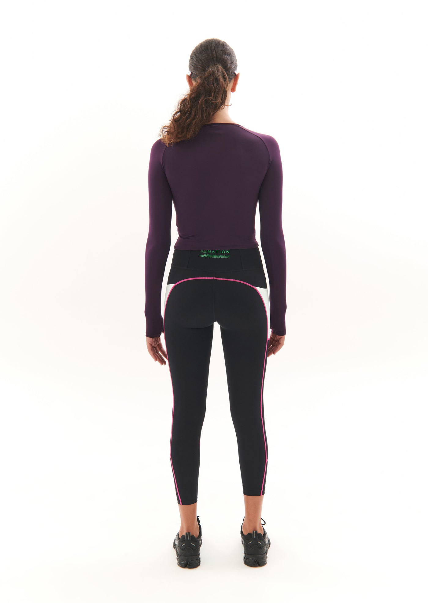 DEL MAR LS TOP IN PURPLE PENNANT