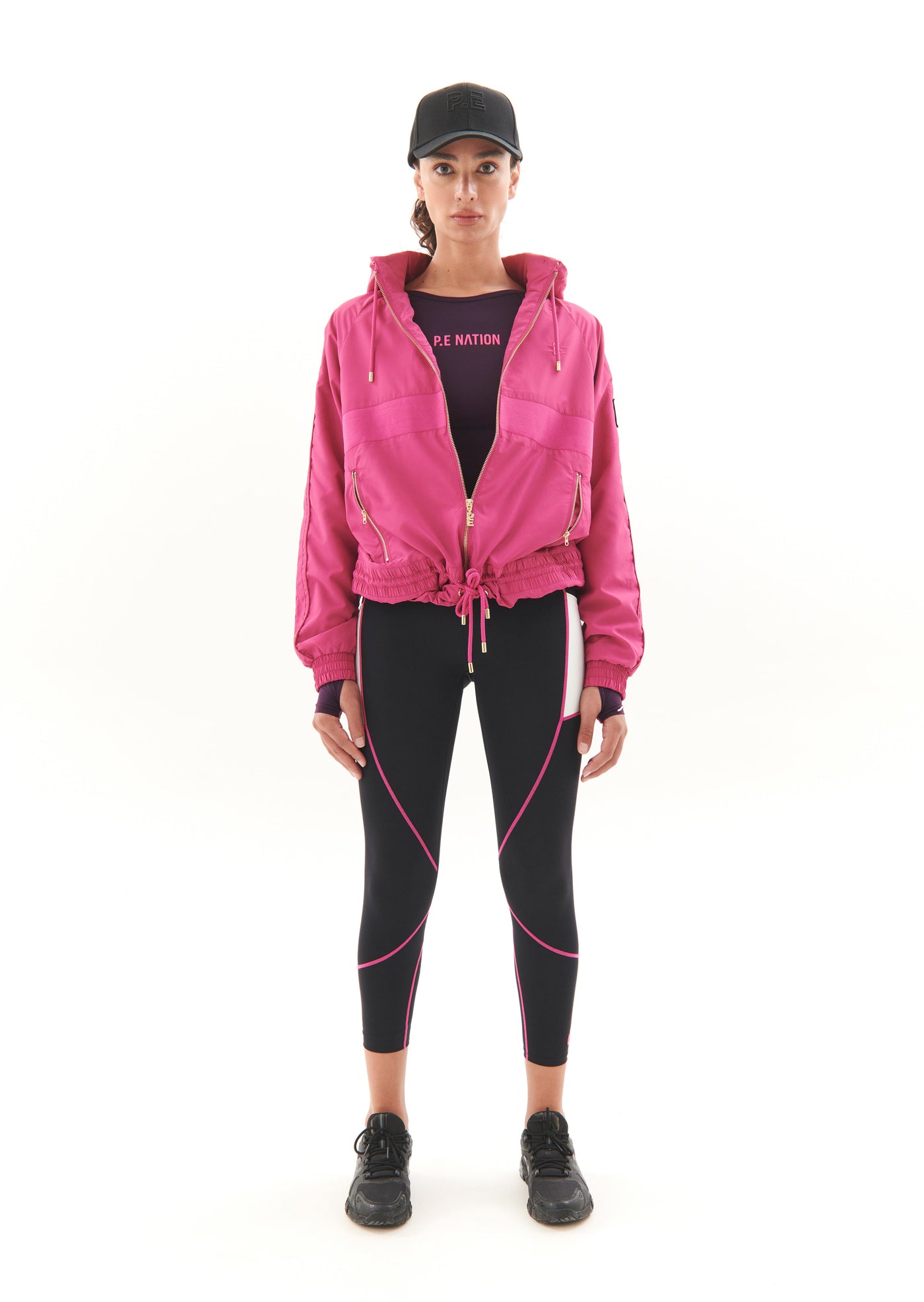 DEL MAR LS TOP IN PURPLE PENNANT