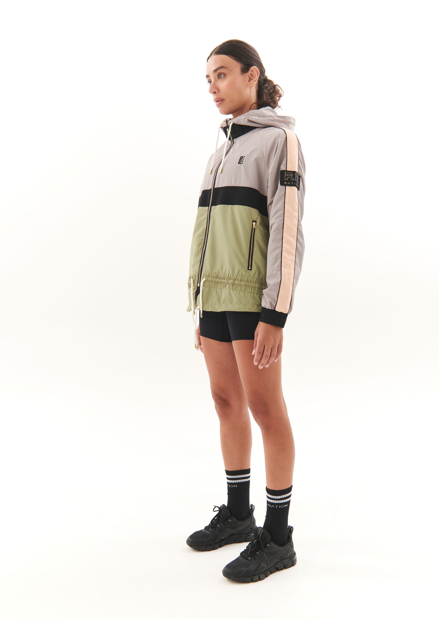 MAN DOWN JACKET IN OPAL GRAY