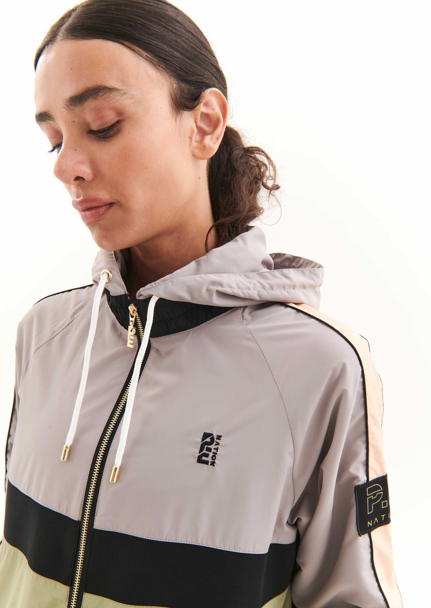 MAN DOWN JACKET IN OPAL GRAY