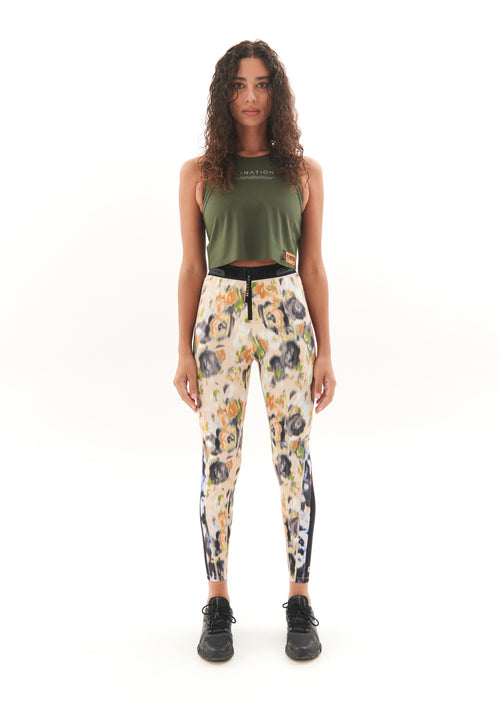 VISUALISE LEGGING IN FLORAL LIGHT PRINT