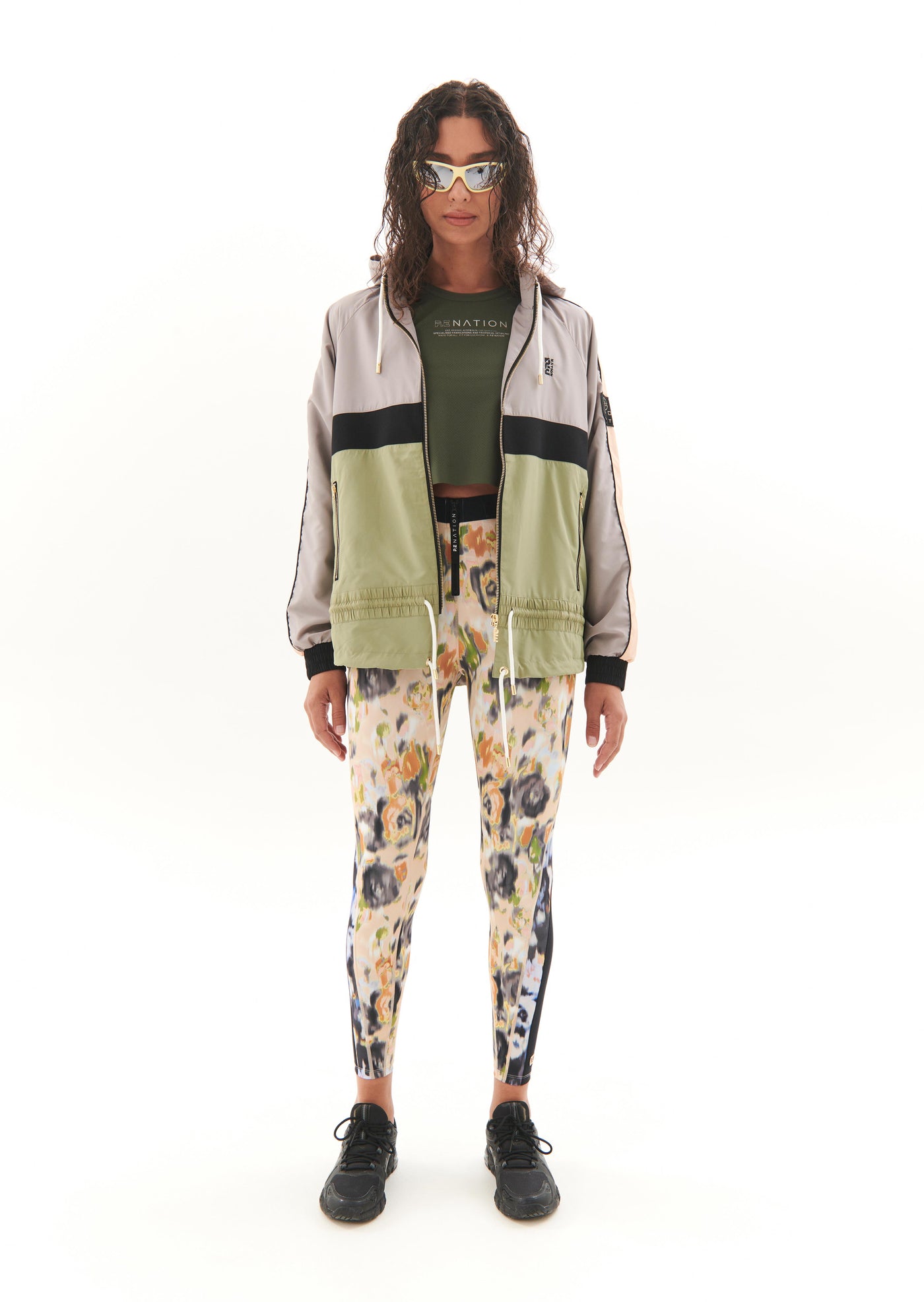 VISUALISE LEGGING IN FLORAL LIGHT PRINT