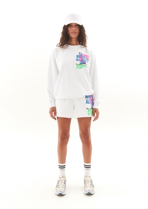 POWER UP SHORT IN OPTIC WHITE
