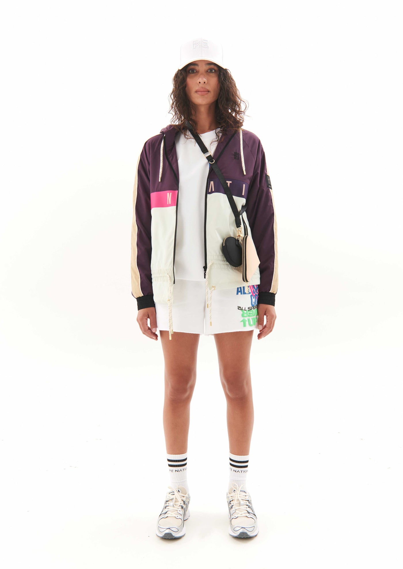 MAXIMISE LANYARD IN BLACK/BEIGE