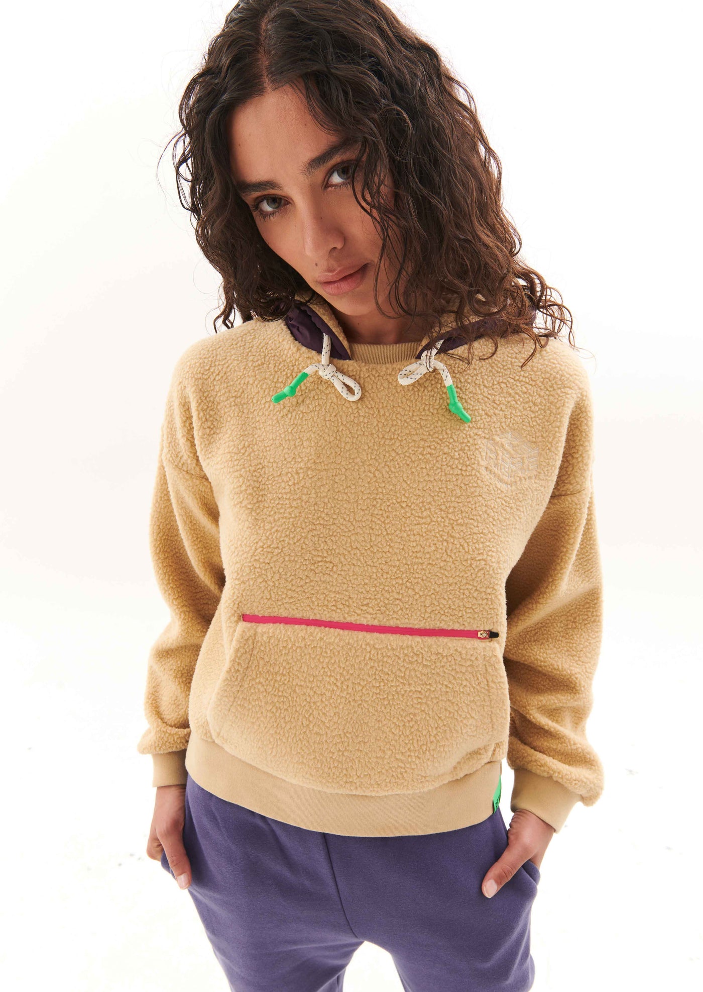 MAXIMISE HOODIE IN BEIGE