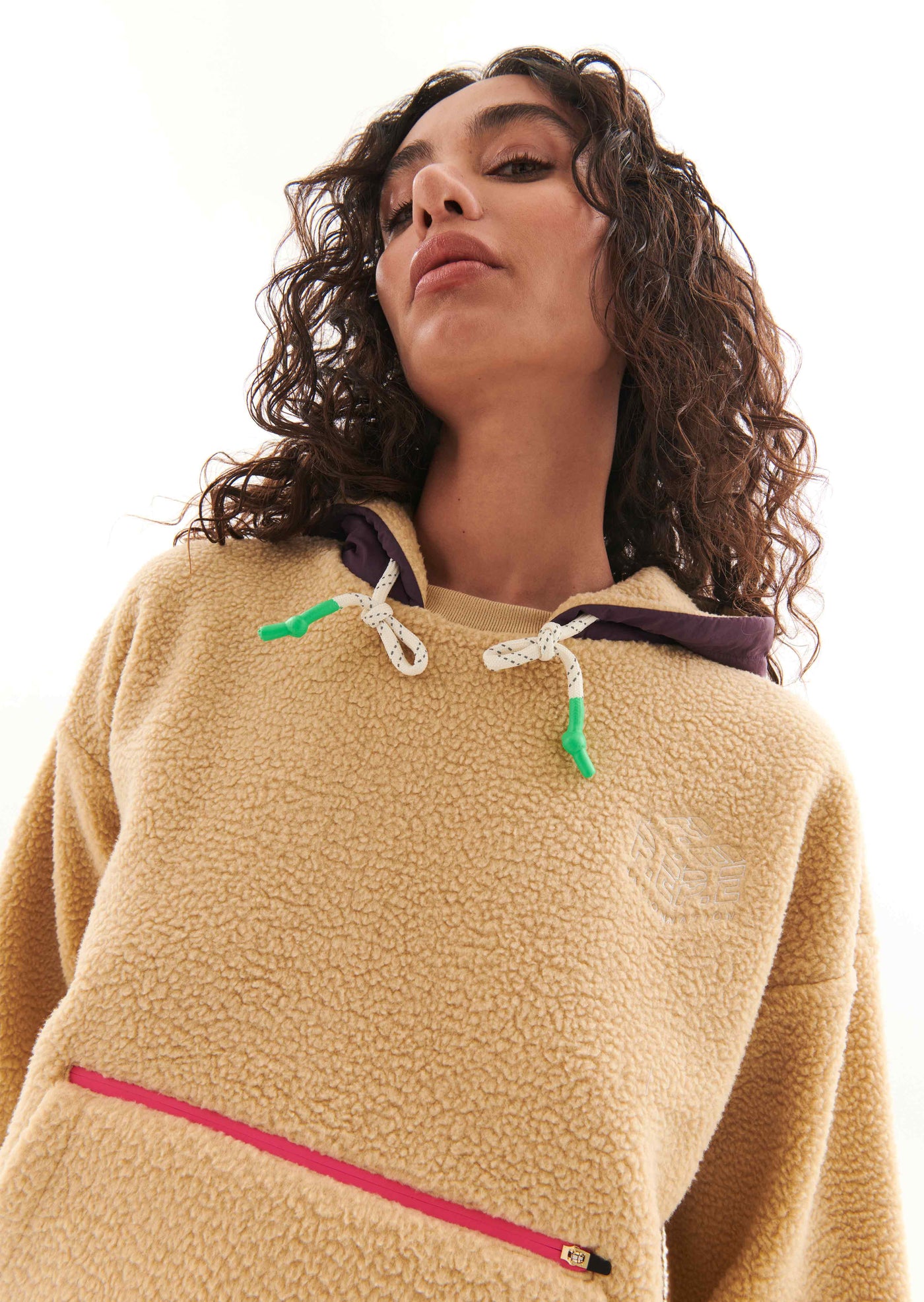 MAXIMISE HOODIE IN BEIGE