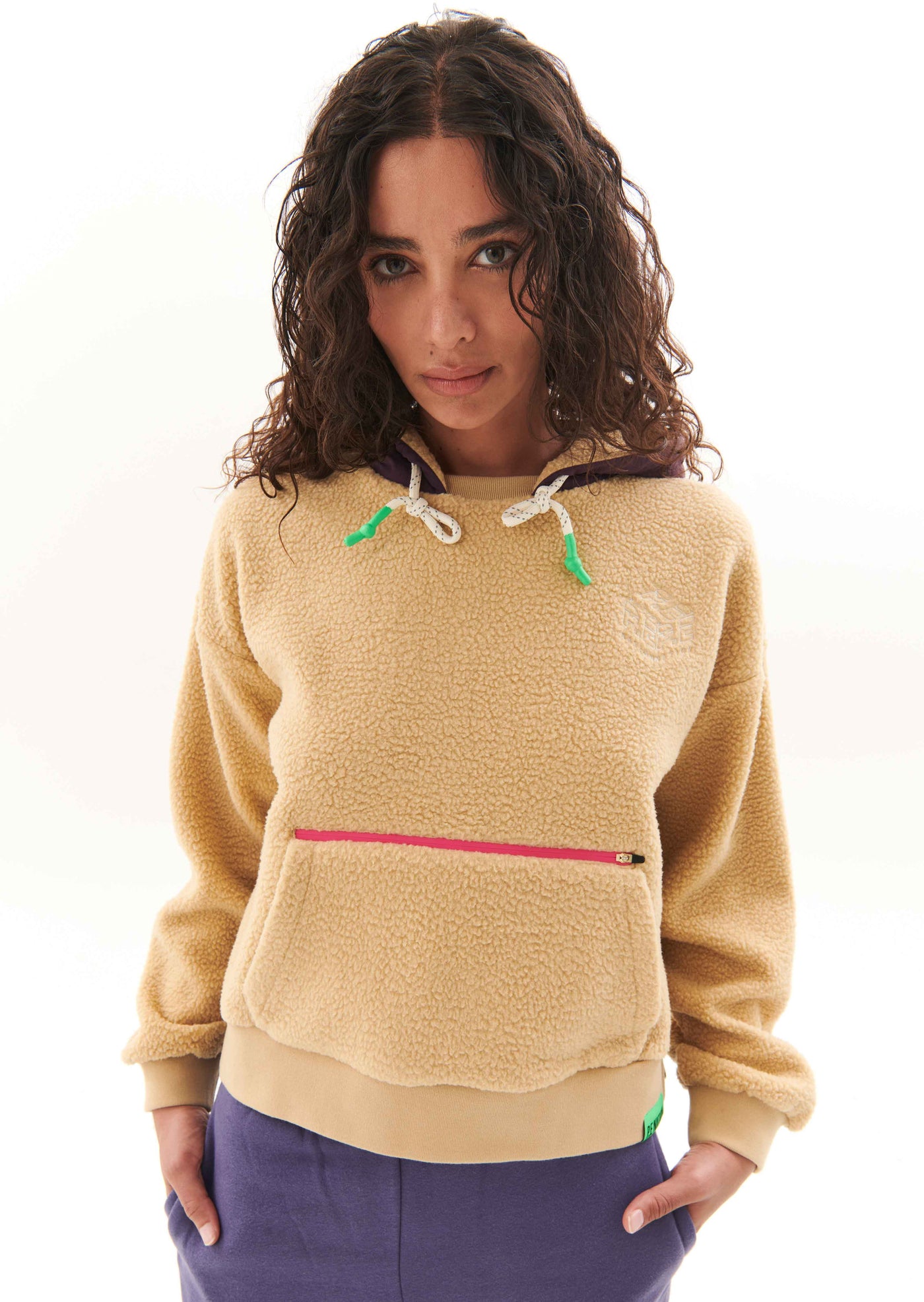 MAXIMISE HOODIE IN BEIGE