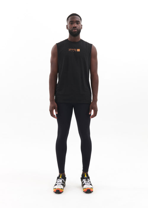 EQUIPE MENS LEGGING IN BLACK
