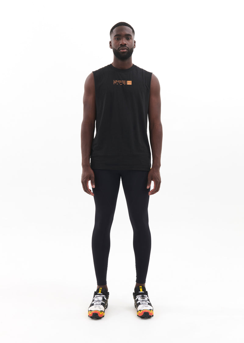 EQUIPE MENS LEGGING IN BLACK
