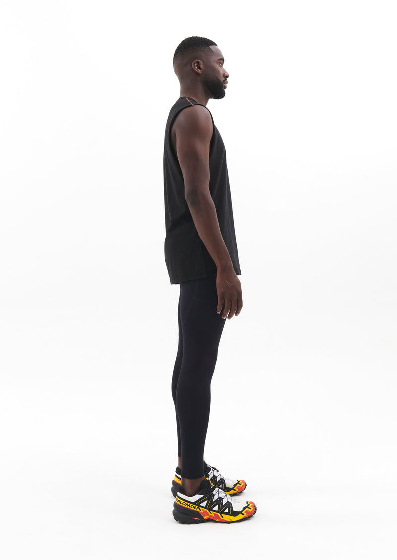 EQUIPE MENS LEGGING IN BLACK