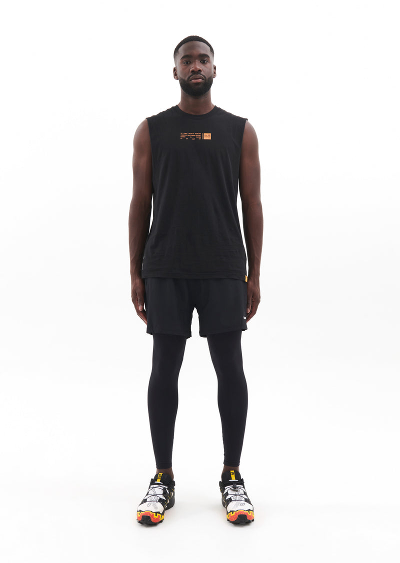 EQUIPE MENS LEGGING IN BLACK