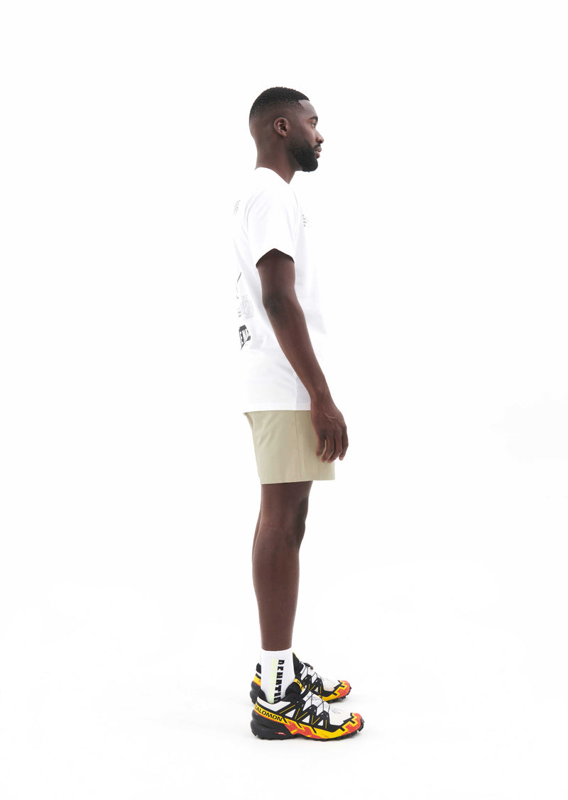 INTERVAL SHORT IN PALE KHAKI
