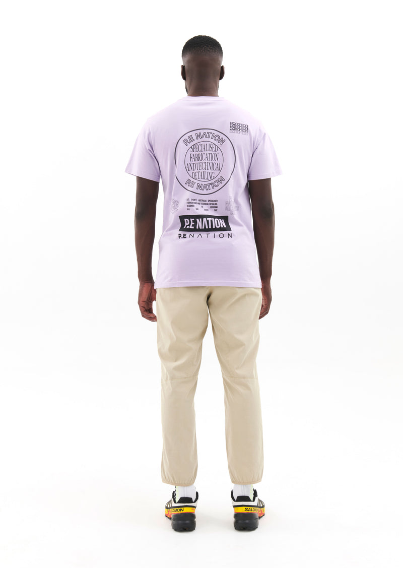 REVOLVE TEE IN LAVENDER FROST