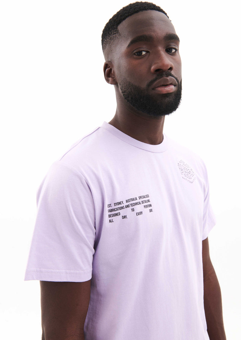 REVOLVE TEE IN LAVENDER FROST