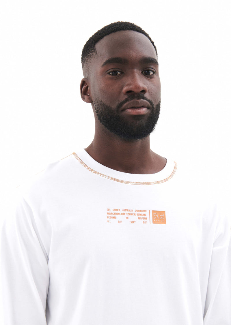 ADAPT LS TEE IN OPTIC WHITE