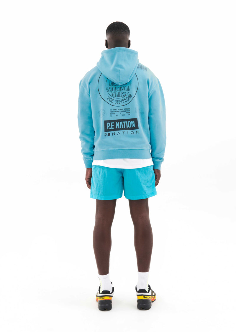 REVOLVE HOODIE IN BLUE CURACAO