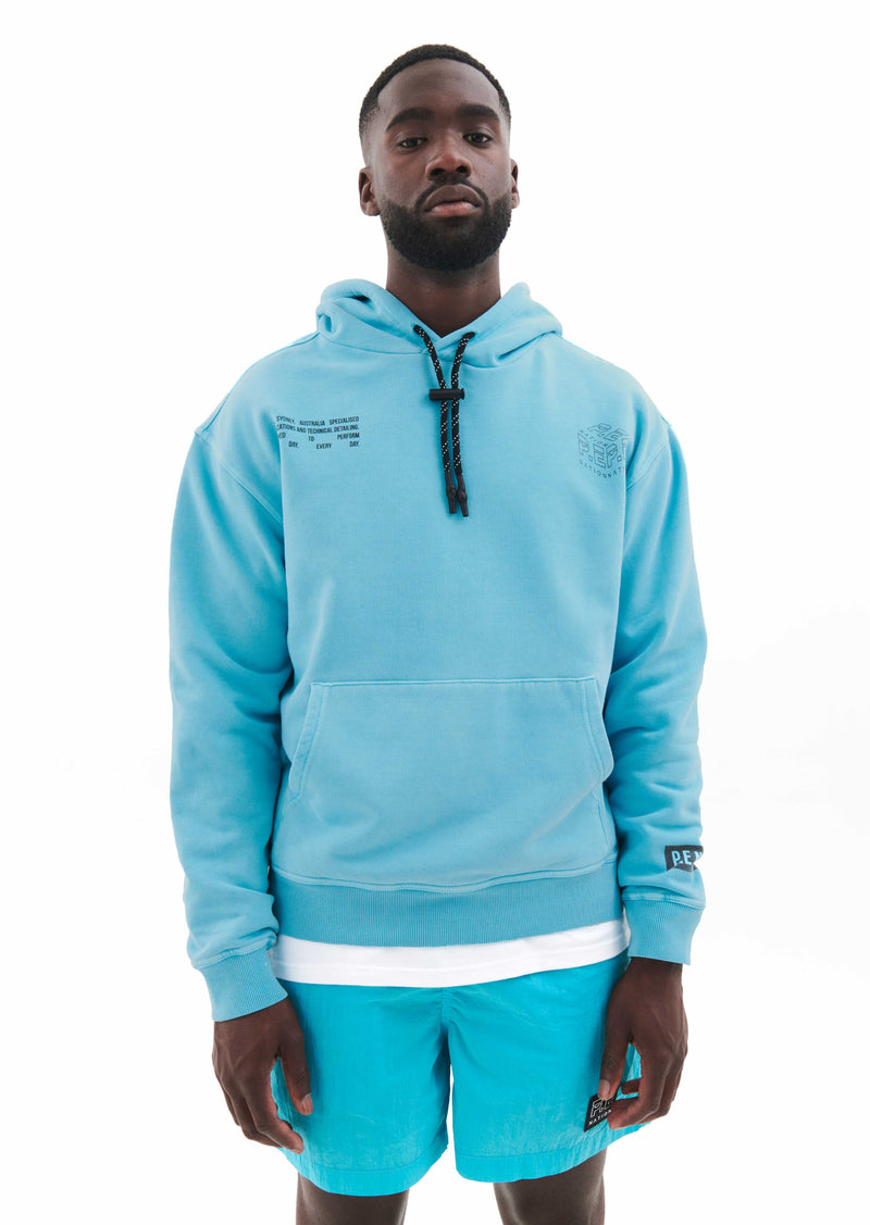 REVOLVE HOODIE IN BLUE CURACAO