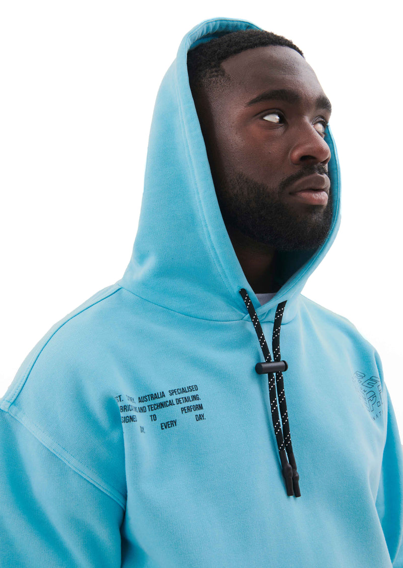 REVOLVE HOODIE IN BLUE CURACAO
