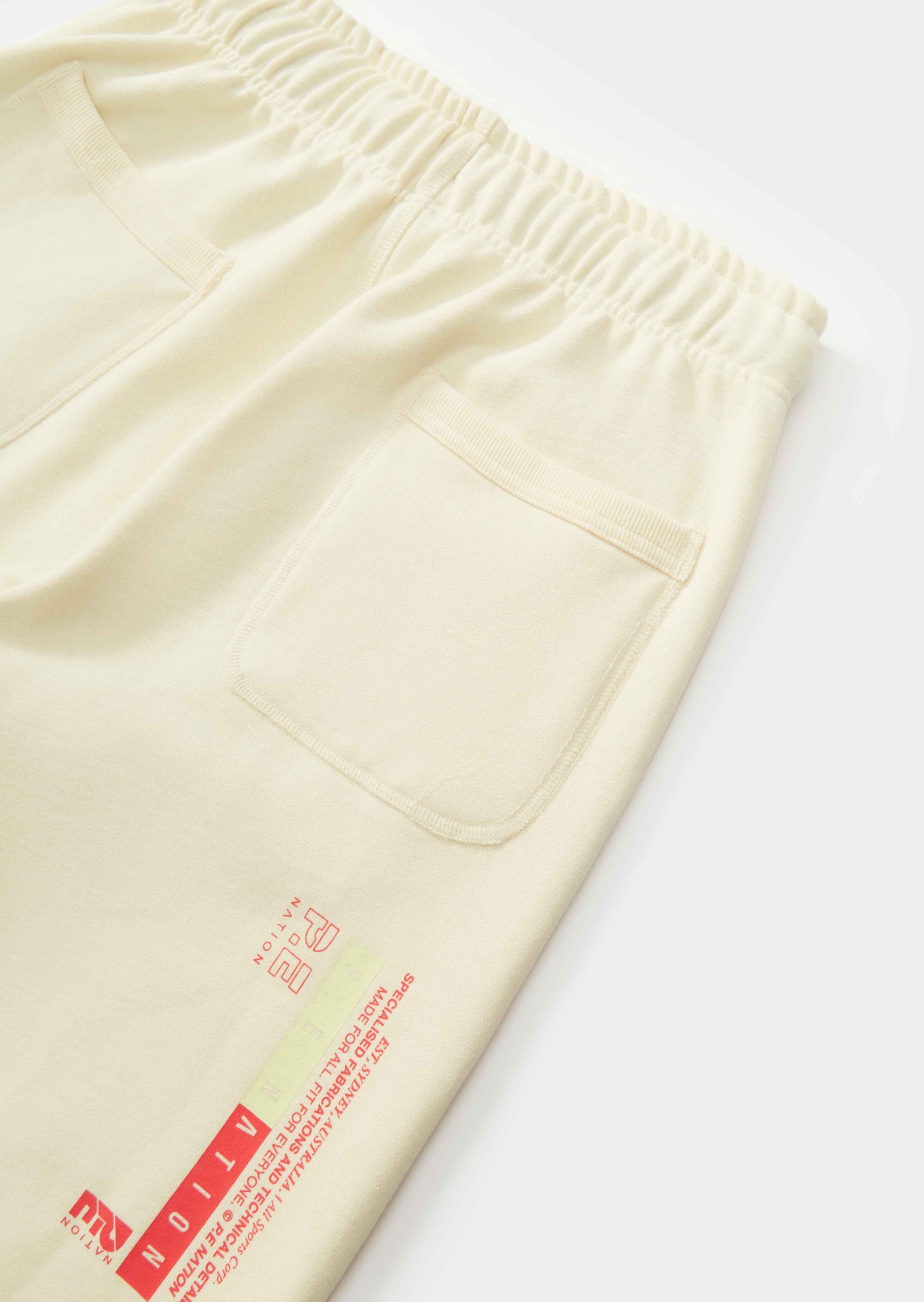 CUTBACK TRACKPANT IN WHITE