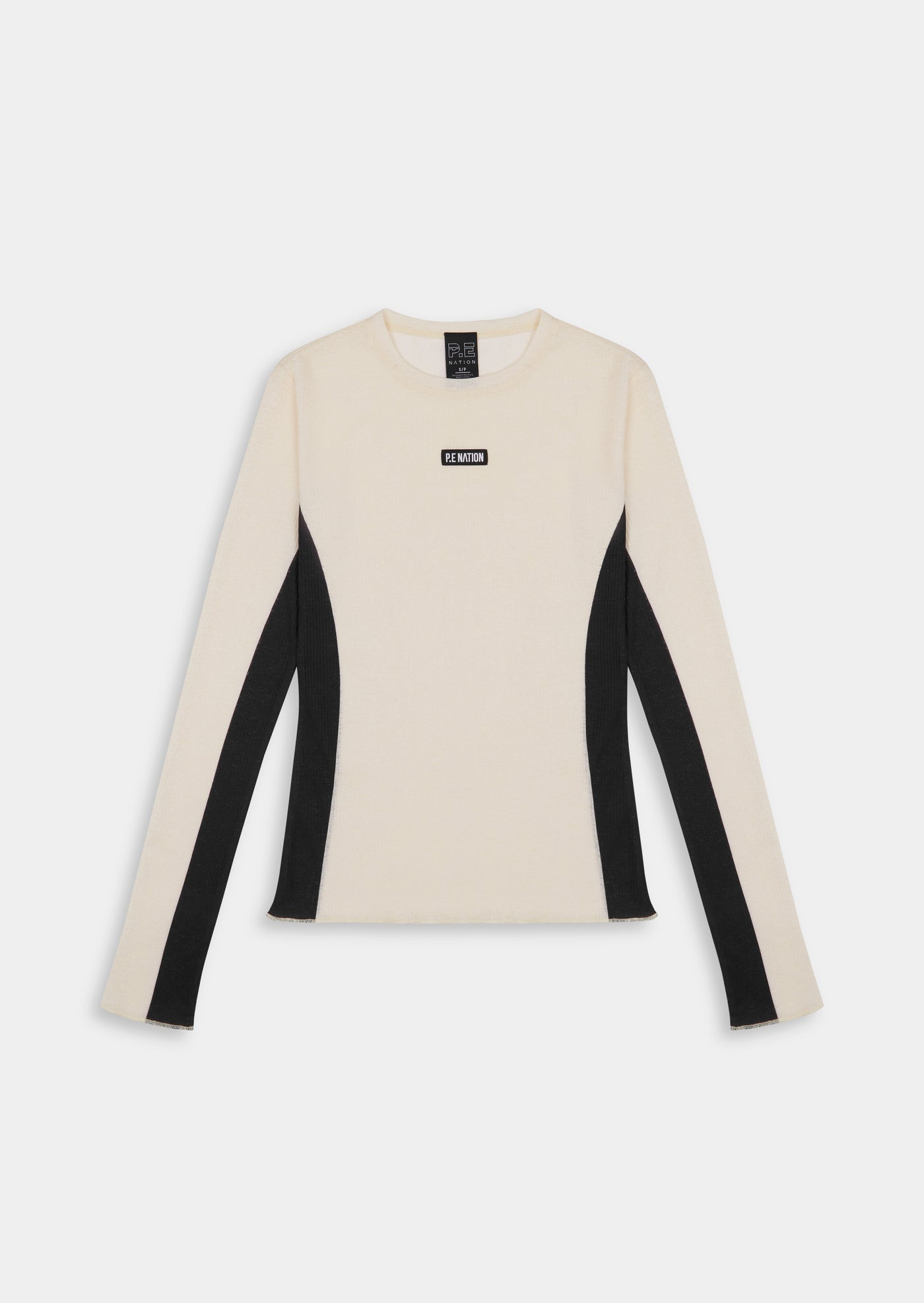 HORIZON LS TEE IN PEARLED IVORY