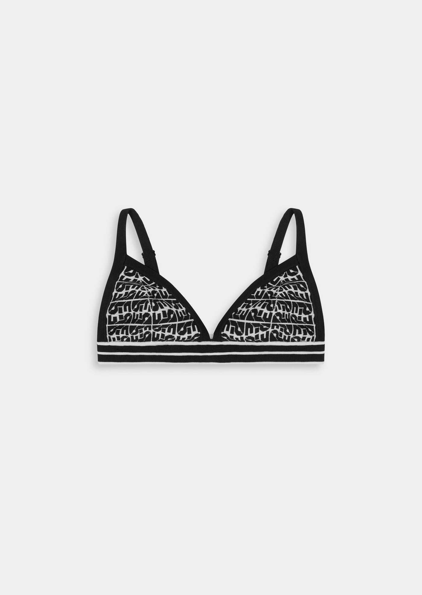 ADVANTAGE KNIT BRALETTE IN BLACK