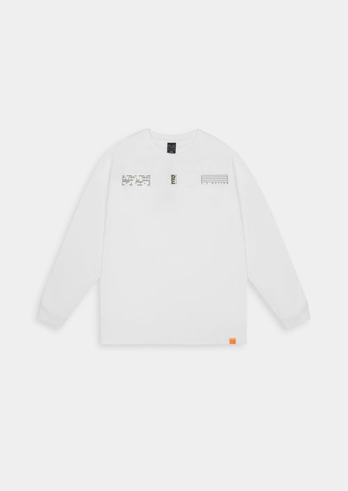 LEVEL LS TEE IN WHITE