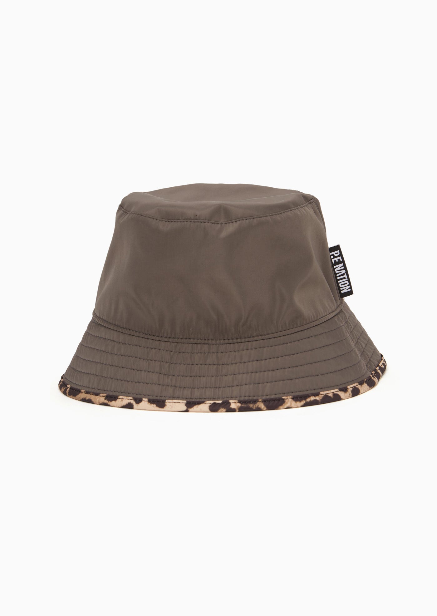 VALLEY BUCKET HAT IN ANIMAL/CHARCOAL