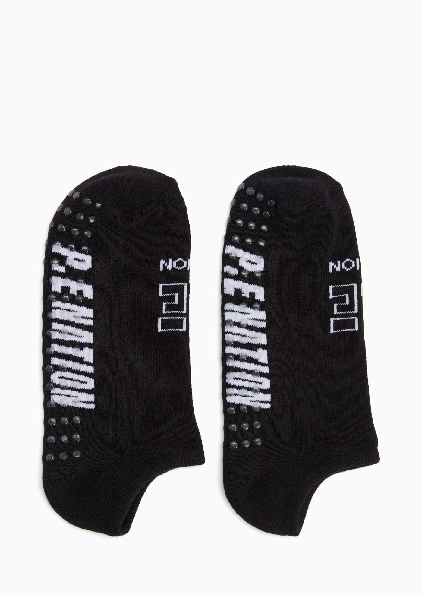 POST SEASON ANKLE SOCK TWIN PACK IN WHITE/BLACK