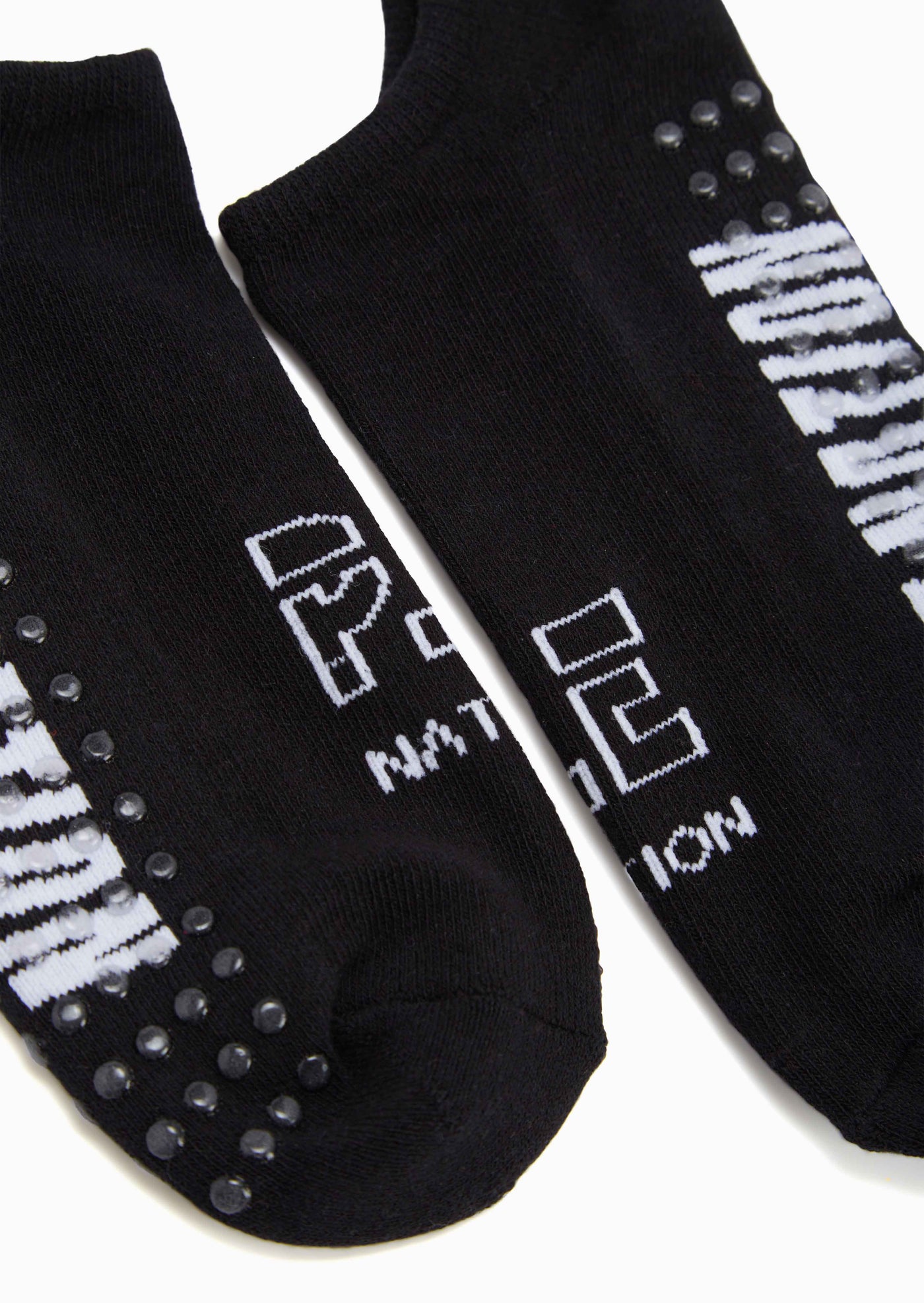 POST SEASON ANKLE SOCK TWIN PACK IN WHITE/BLACK