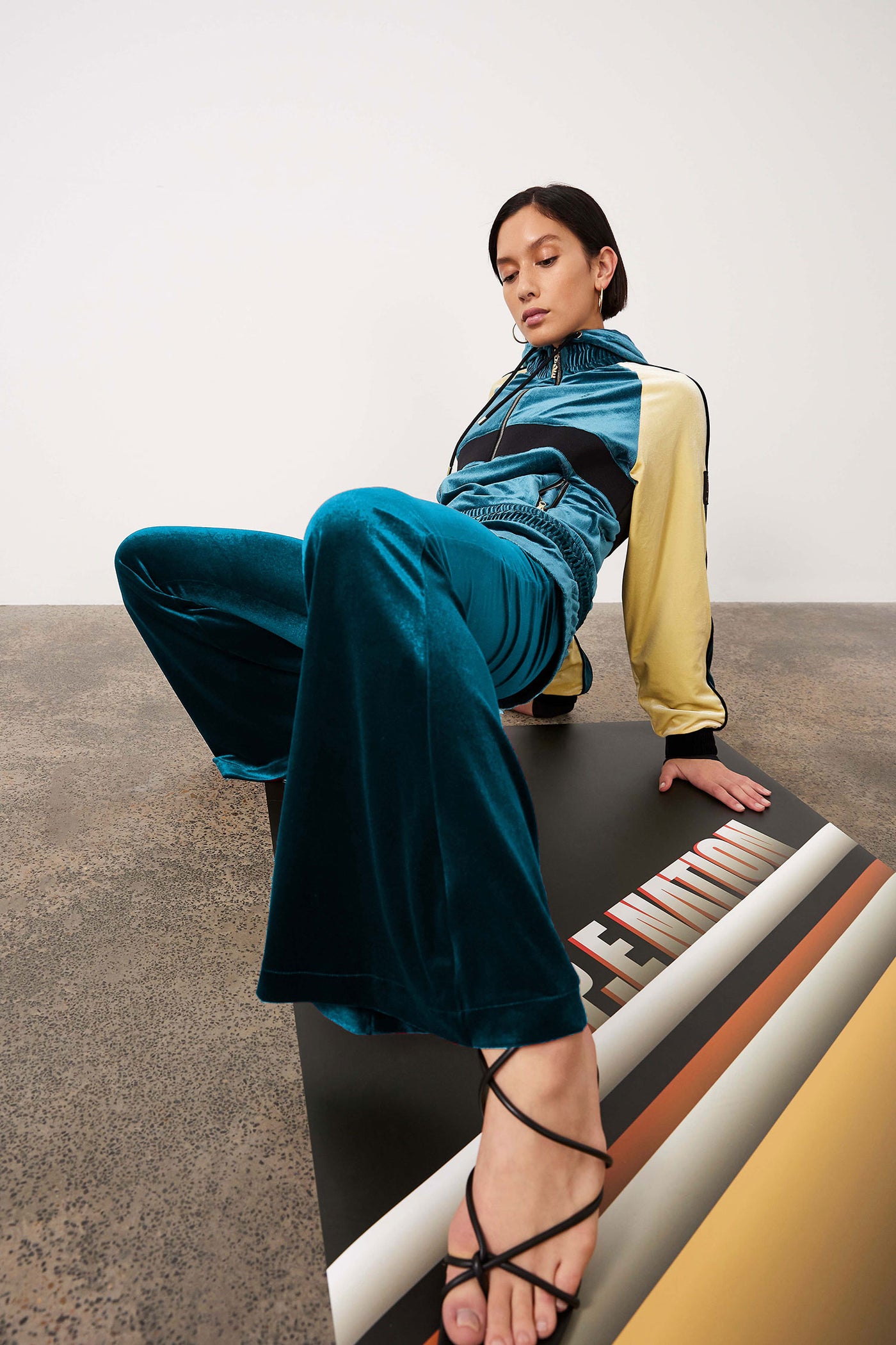 RETROSPECT PANT IN DEEP TEAL