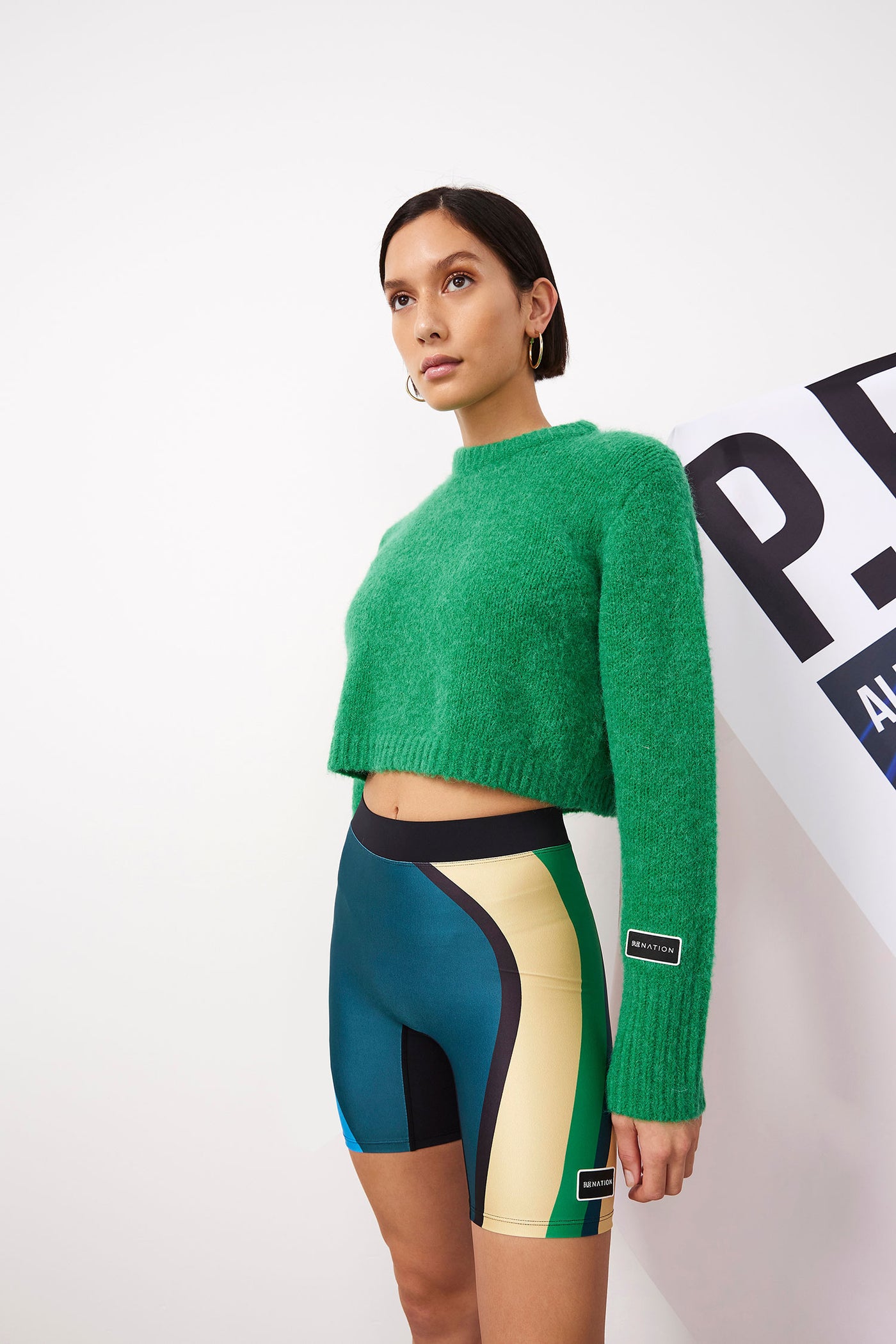 VELDT KNIT SWEAT IN GREEN