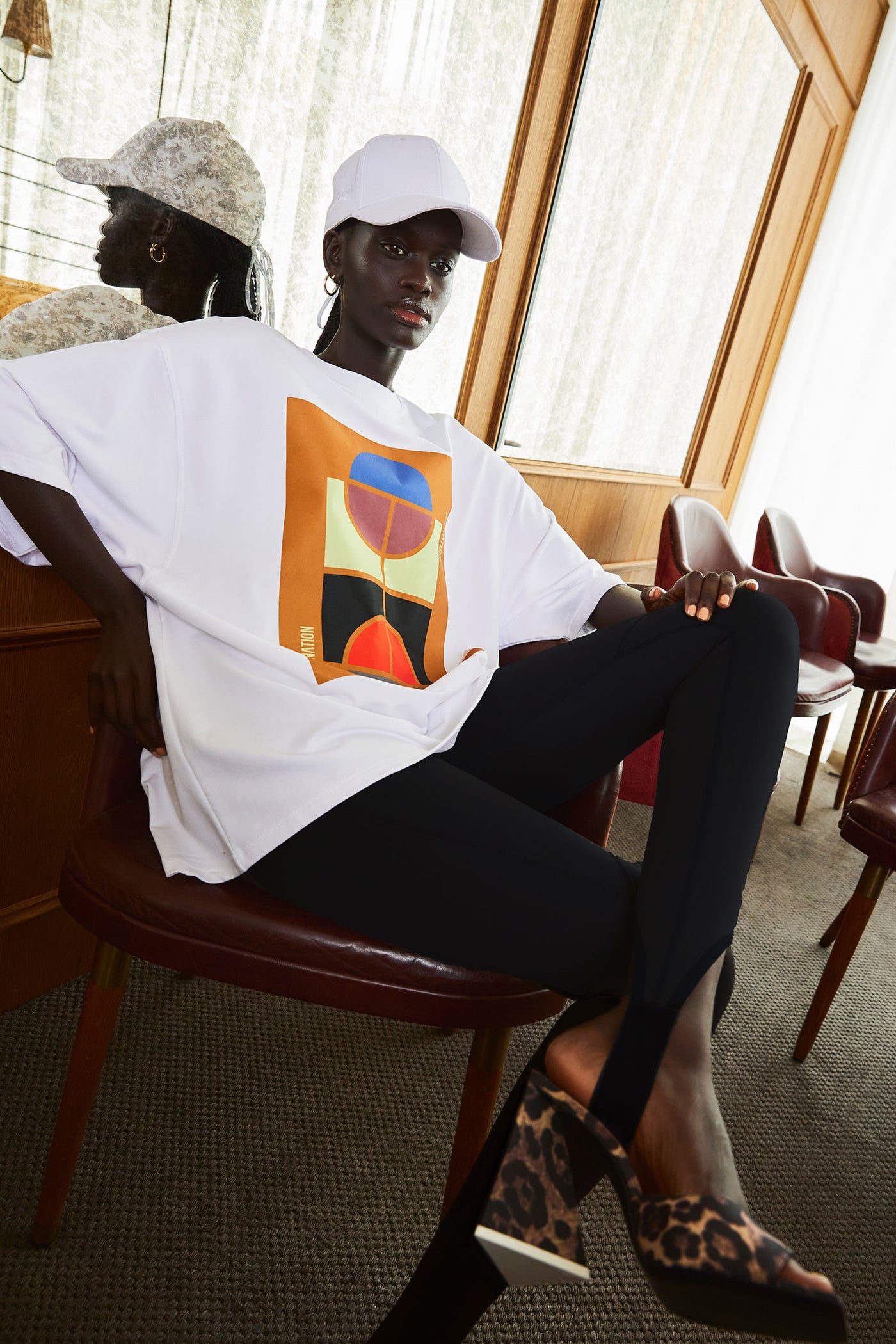 RHODE TEE IN OPTIC WHITE