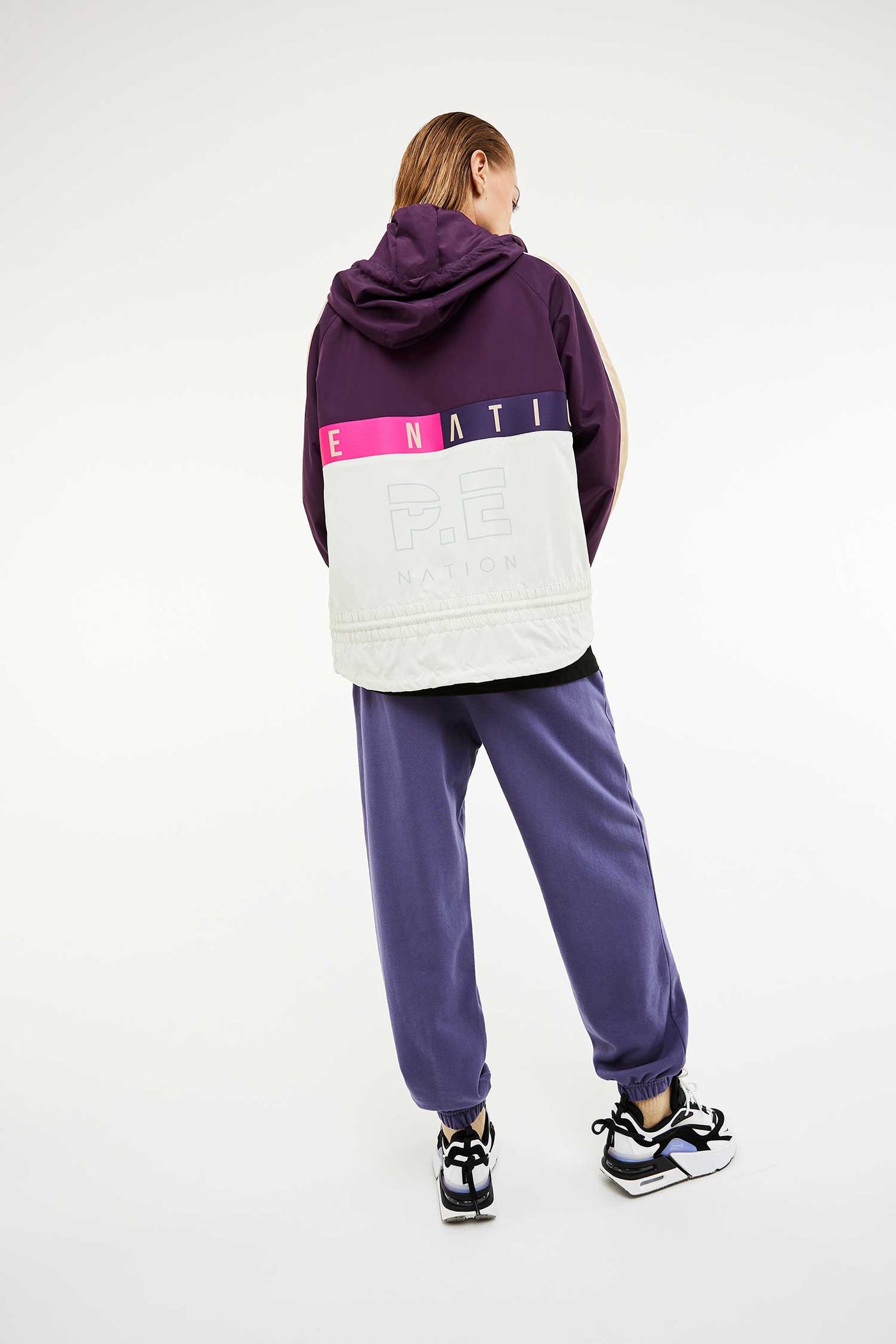 MAN DOWN JACKET IN PURPLE PENNANT