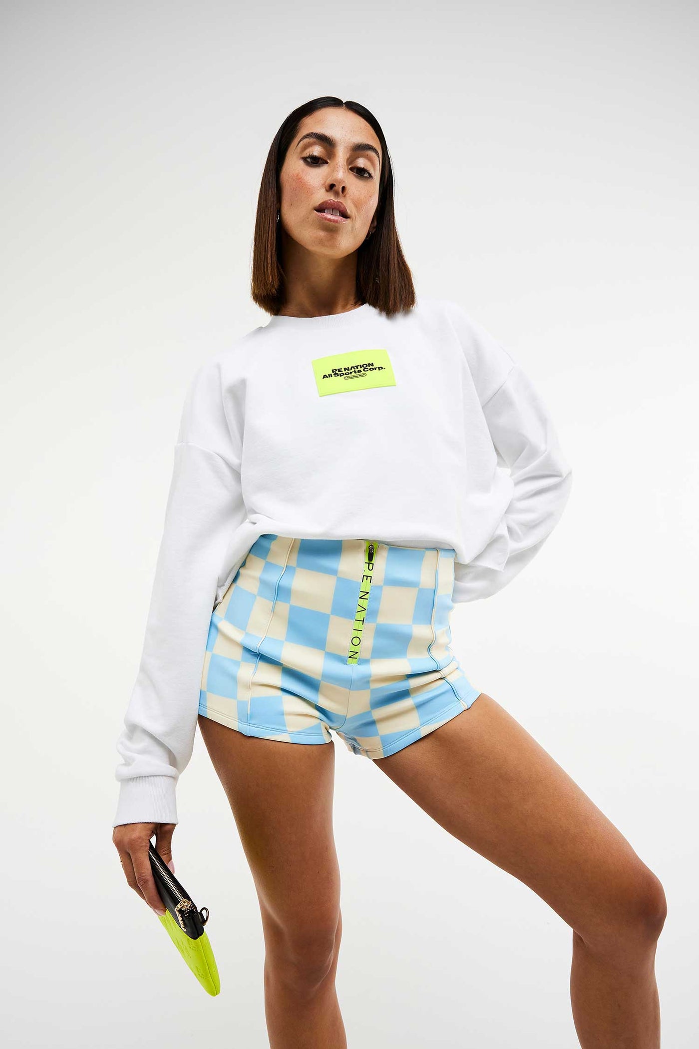 RECREATION SWEAT IN OPTIC WHITE