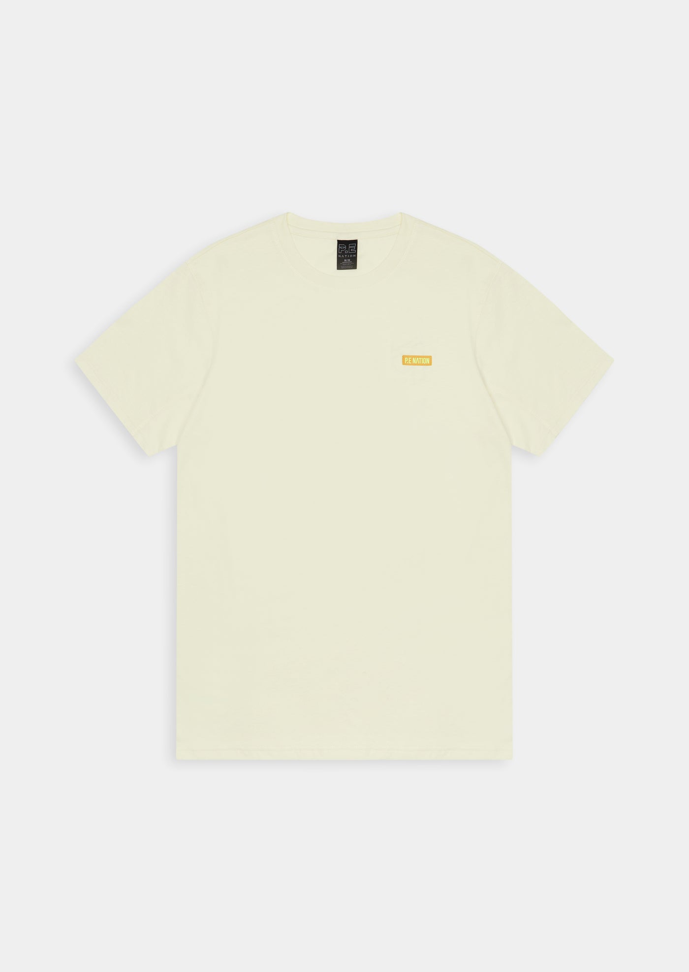LINE BLOCK TEE IN WINTER WHITE
