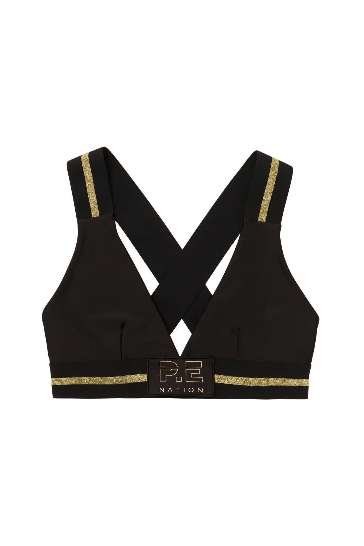 RUNWAY SPORTS BRA IN BLACK