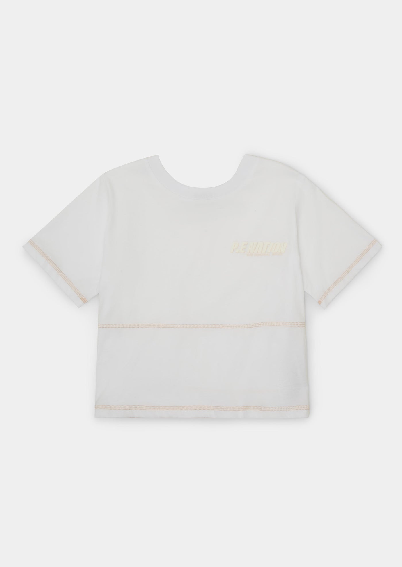 BLOCK SOLO TEE IN OPTIC WHITE