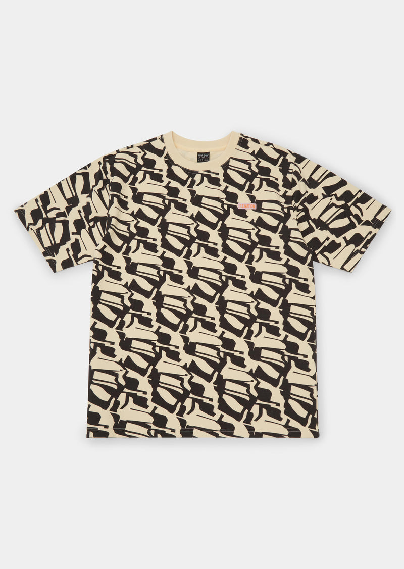 ROCKLAND TEE IN ABSTRACT PRINT