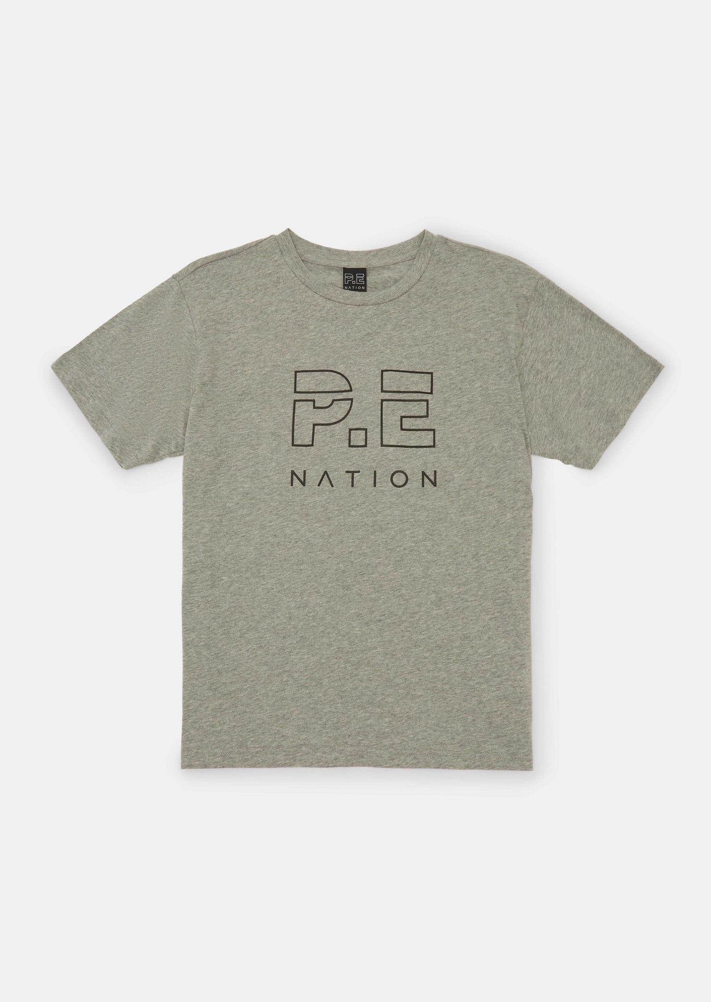 HEADS UP TEE IN GREY MARLE