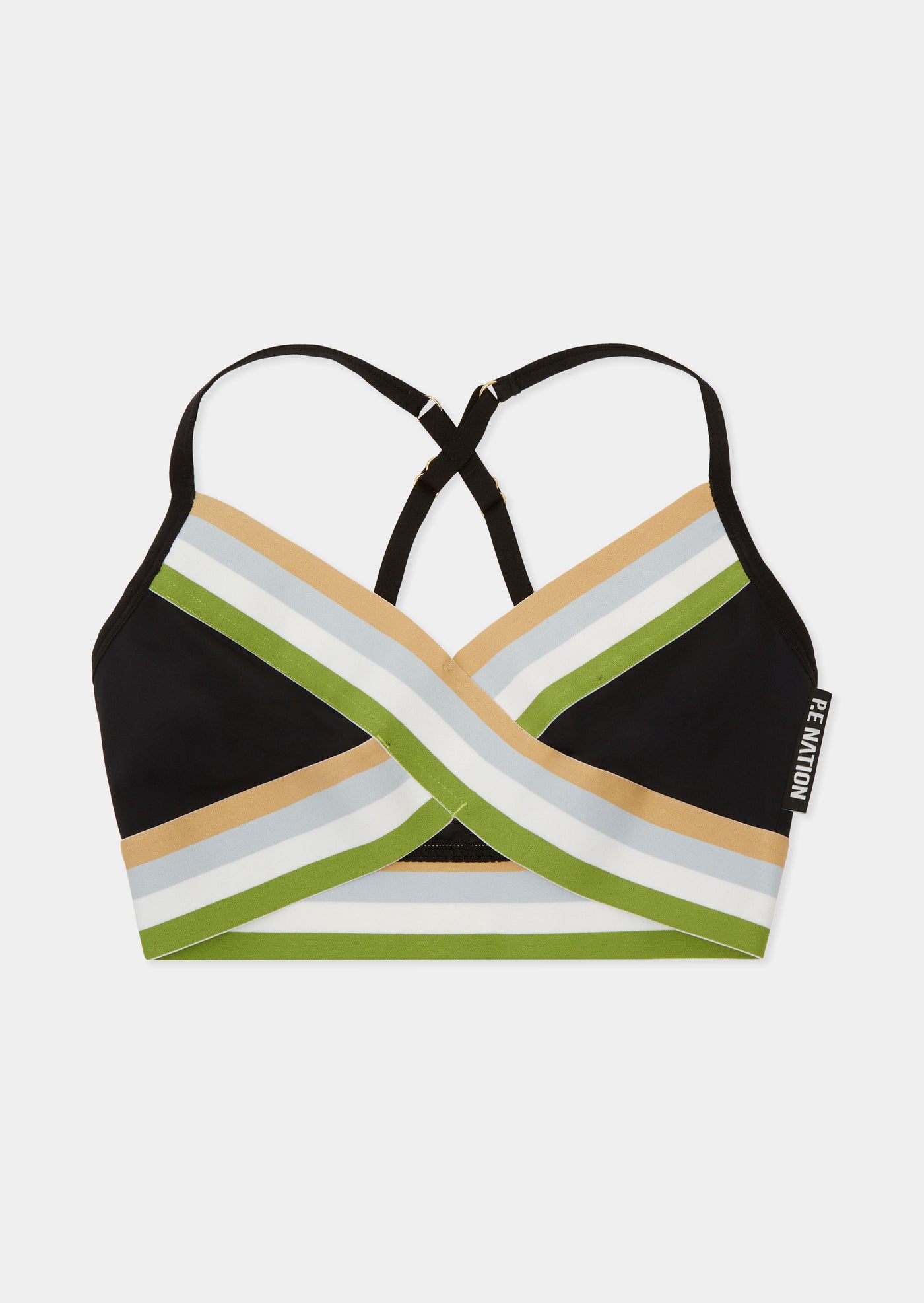 HALF VOLLEY SPORTS BRA IN BLACK