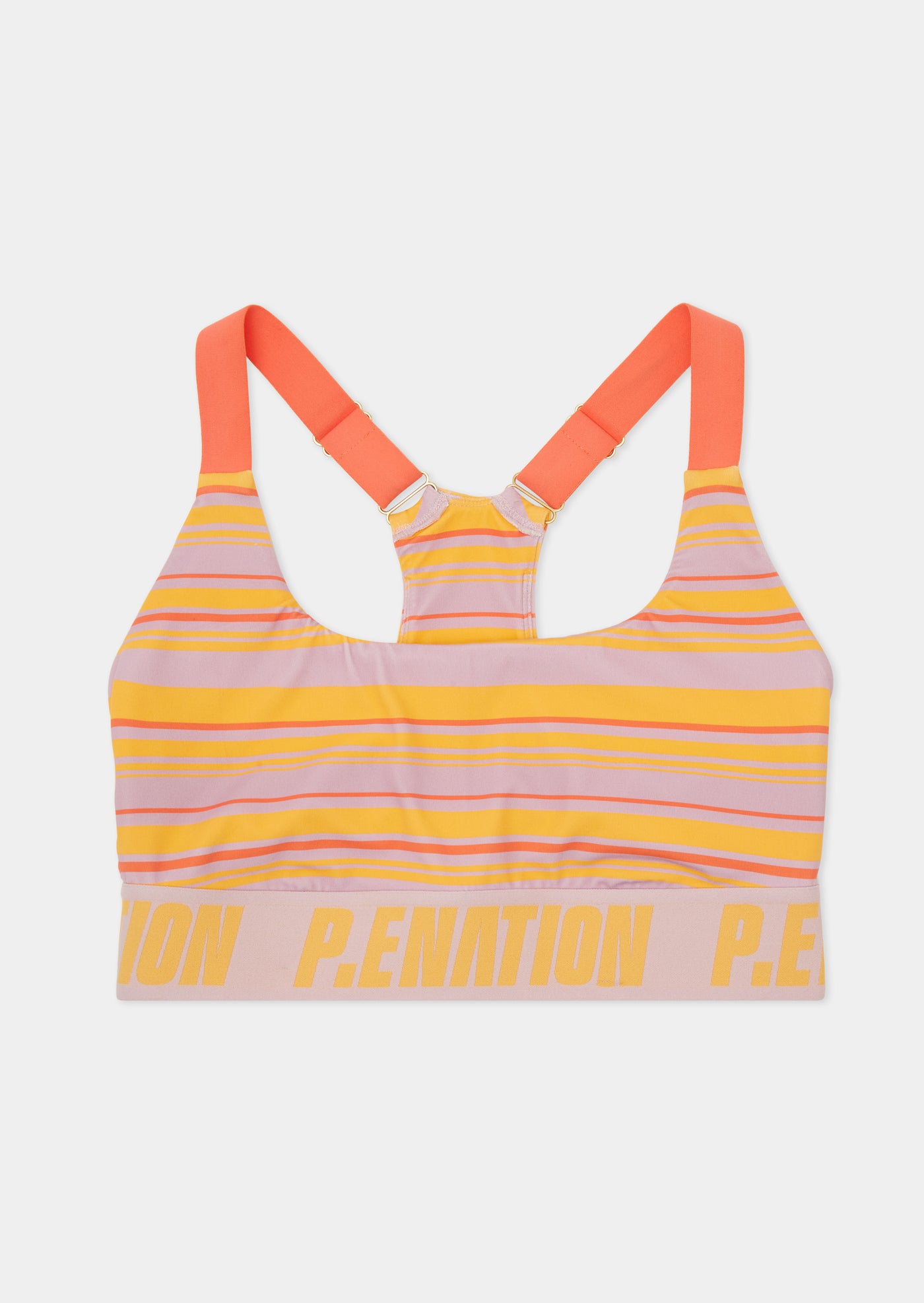 MAIN DRAW SPORTS BRA IN STRIPE PRINT