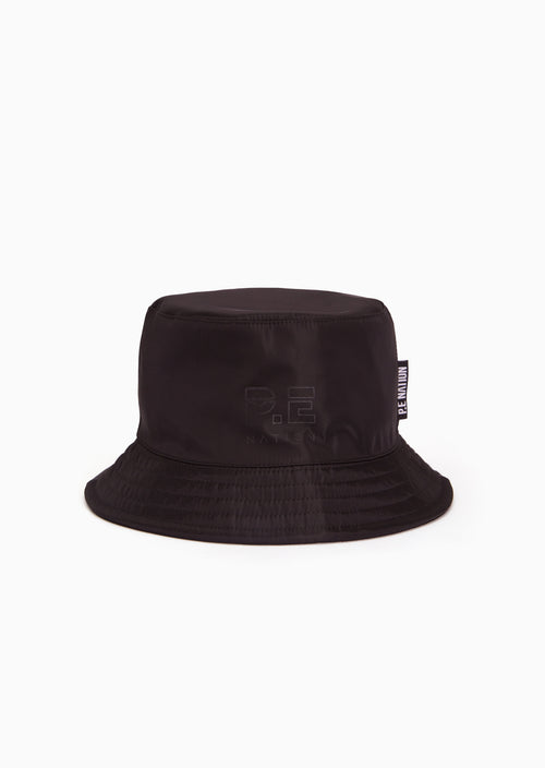 HEADS UP LOGO BUCKET HAT IN BLACK