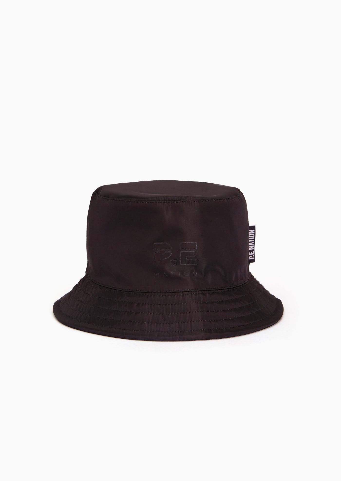 HEADS UP LOGO BUCKET HAT IN BLACK