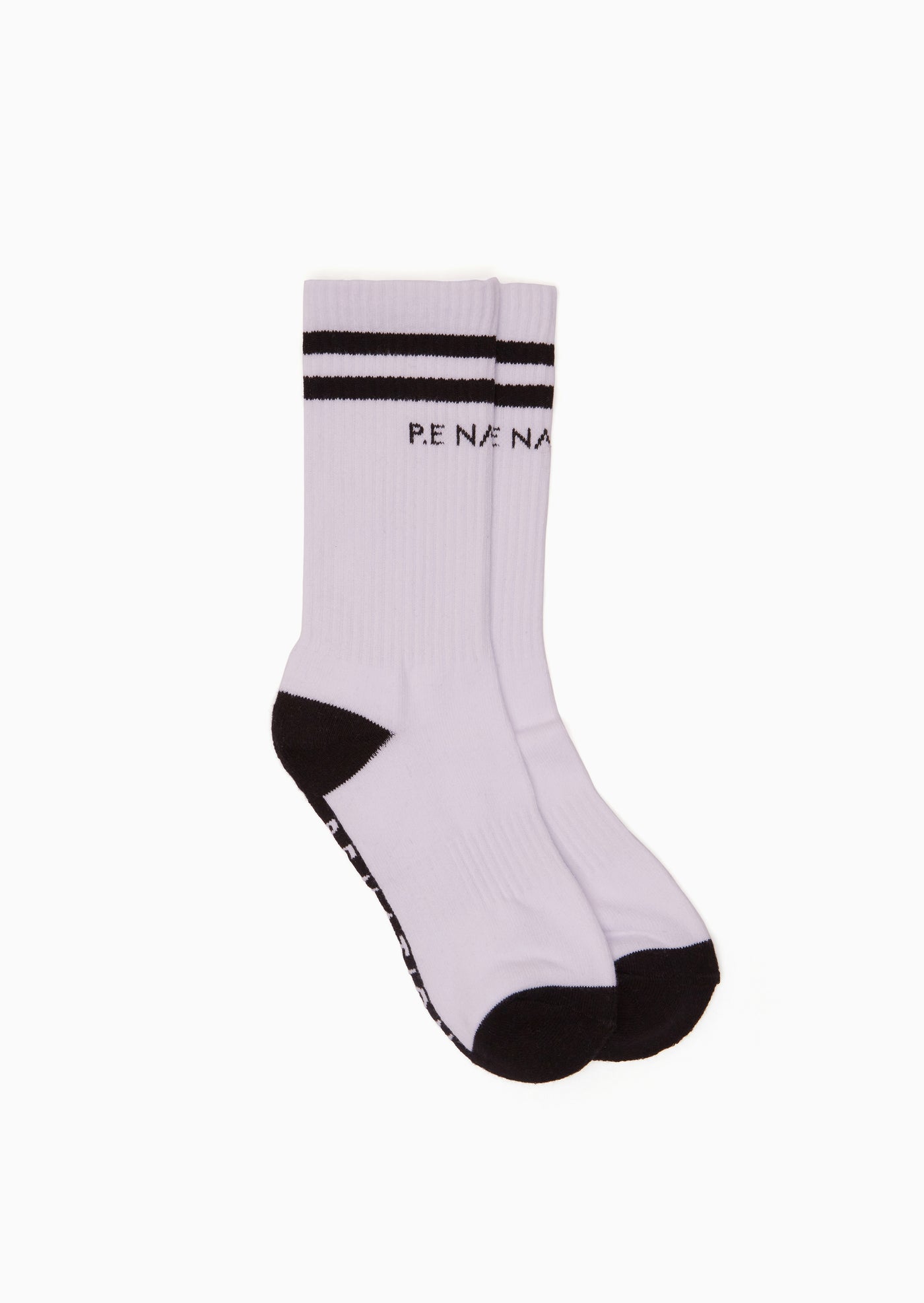 MARATHON CREW SOCK TWIN PACK IN WHITE/GREY